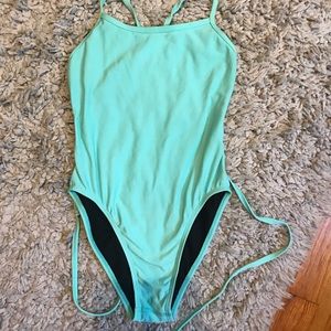 Jolyn Dayno Tie-Back Size 30 Seafoam